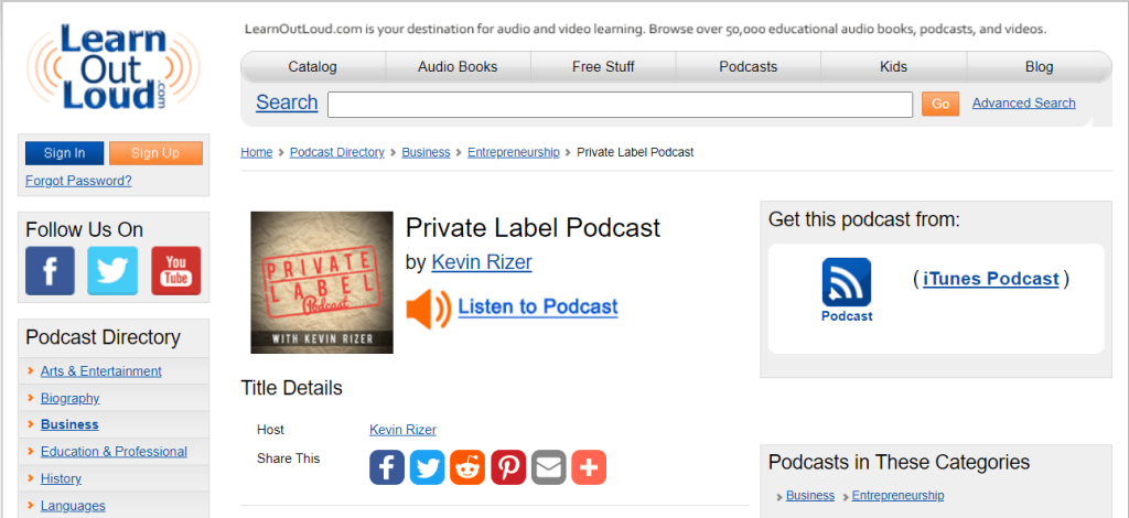Best Amazon FBA Podcasts  - Private Label Podcast