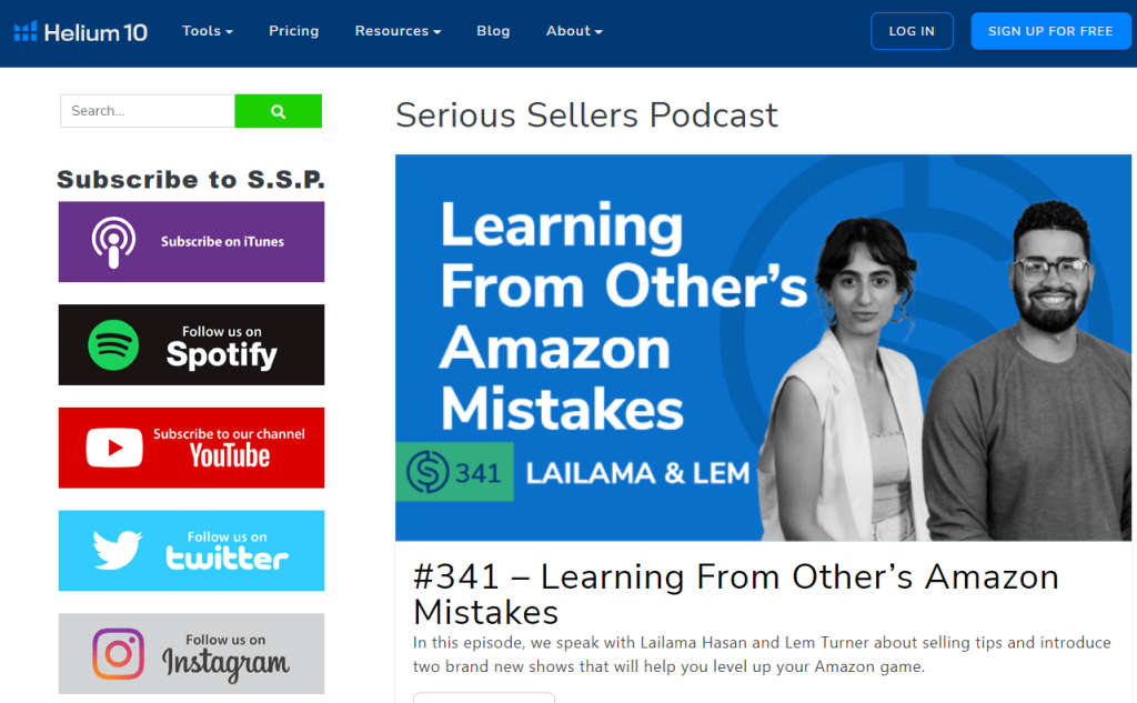 Serious Sellers Podcast 