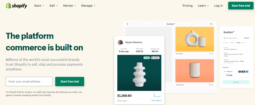 Best Ecommerce Platforms - Shopify