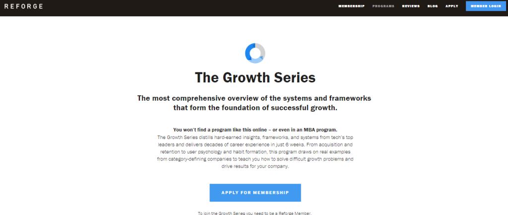 The Growth Series by Reforge