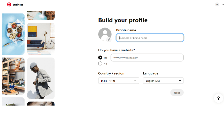 Build your profile