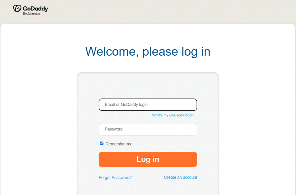 GoDaddy Bookkeeping