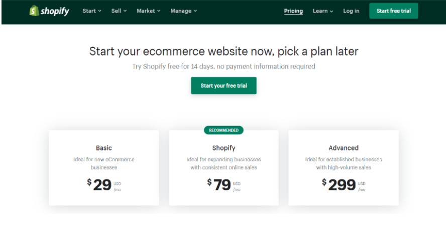 How Much Does Shopify Take Per Sale - Pricing