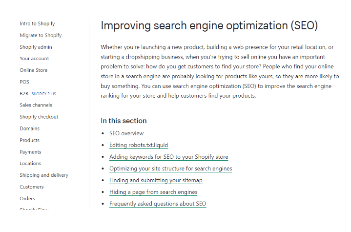 Shopify SEO