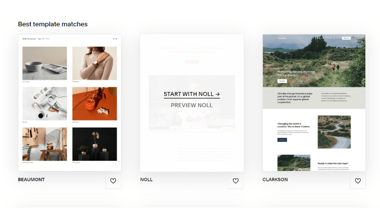 Squarespace - Templates