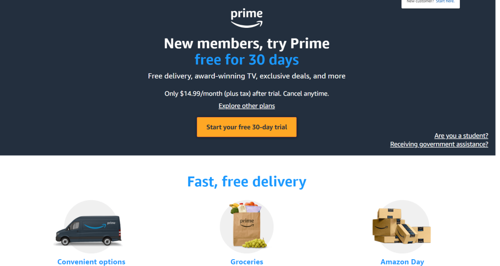 Amazon Prime Service
