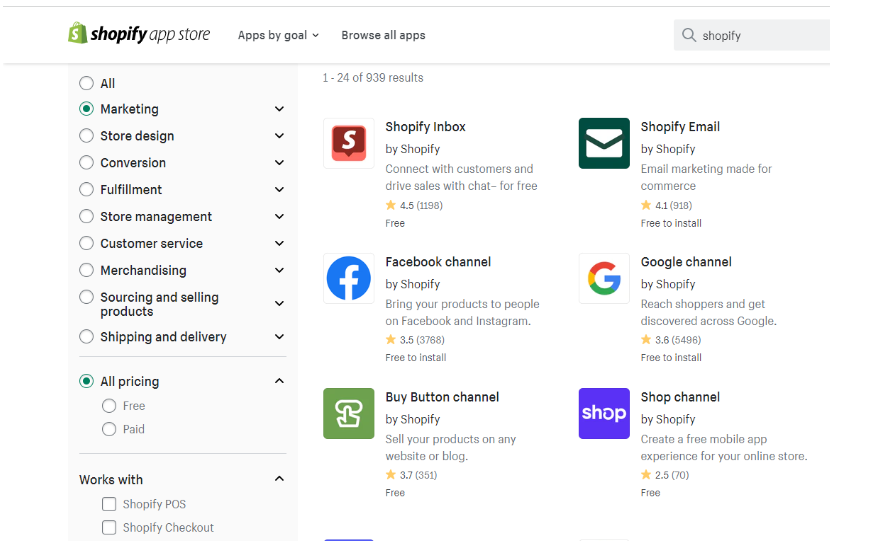 Shopify - App Store