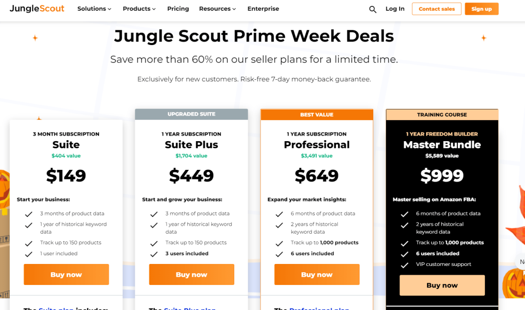 Jungle Scout Prime Week Deals