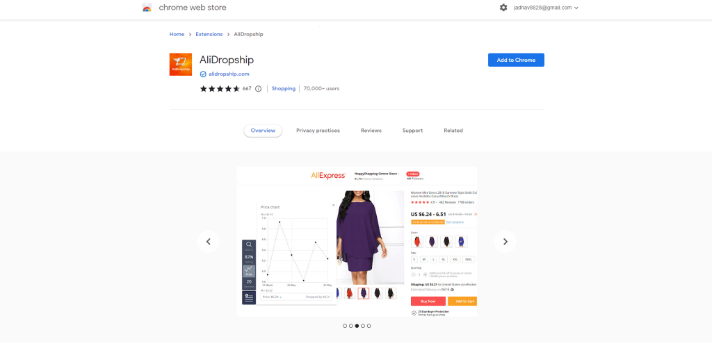 Alidropship Chrome Extension