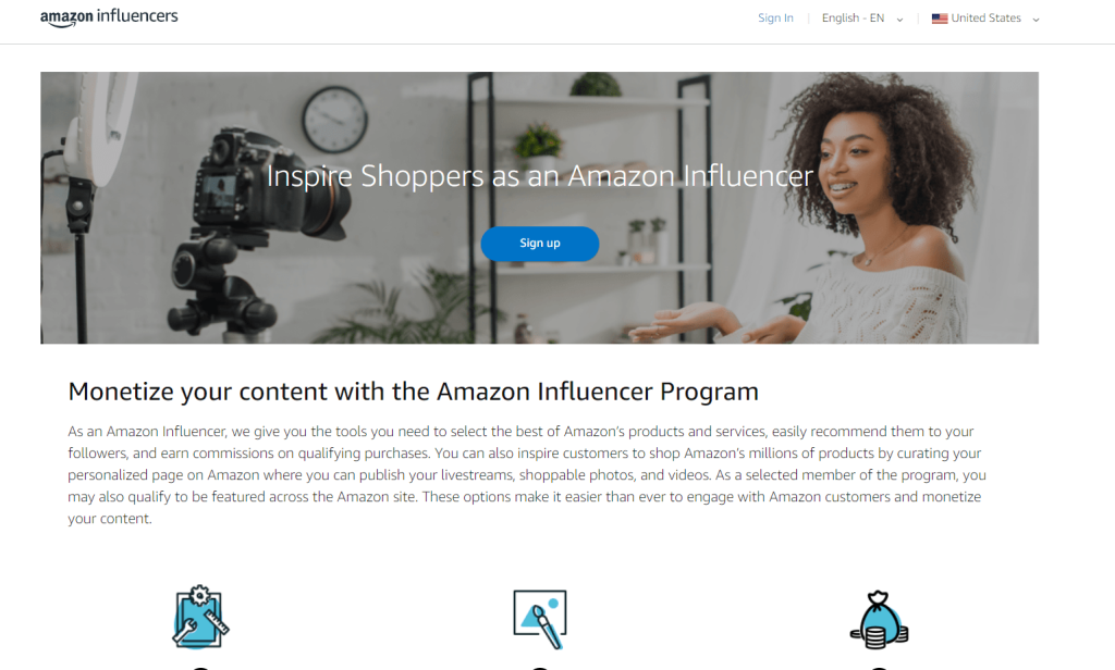 Sign Up For Amazon Influencers Program
