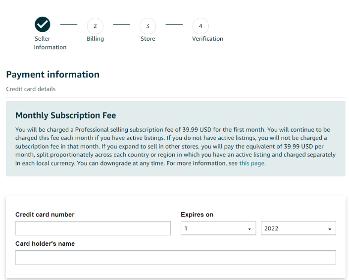 Billing Information