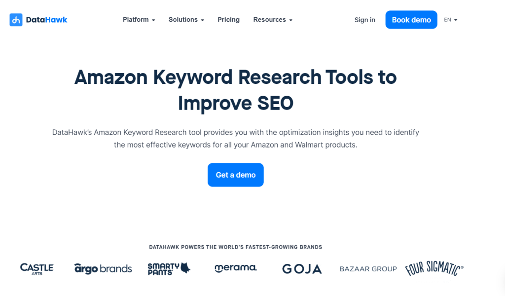 DataHawk Keyword Research Tool
