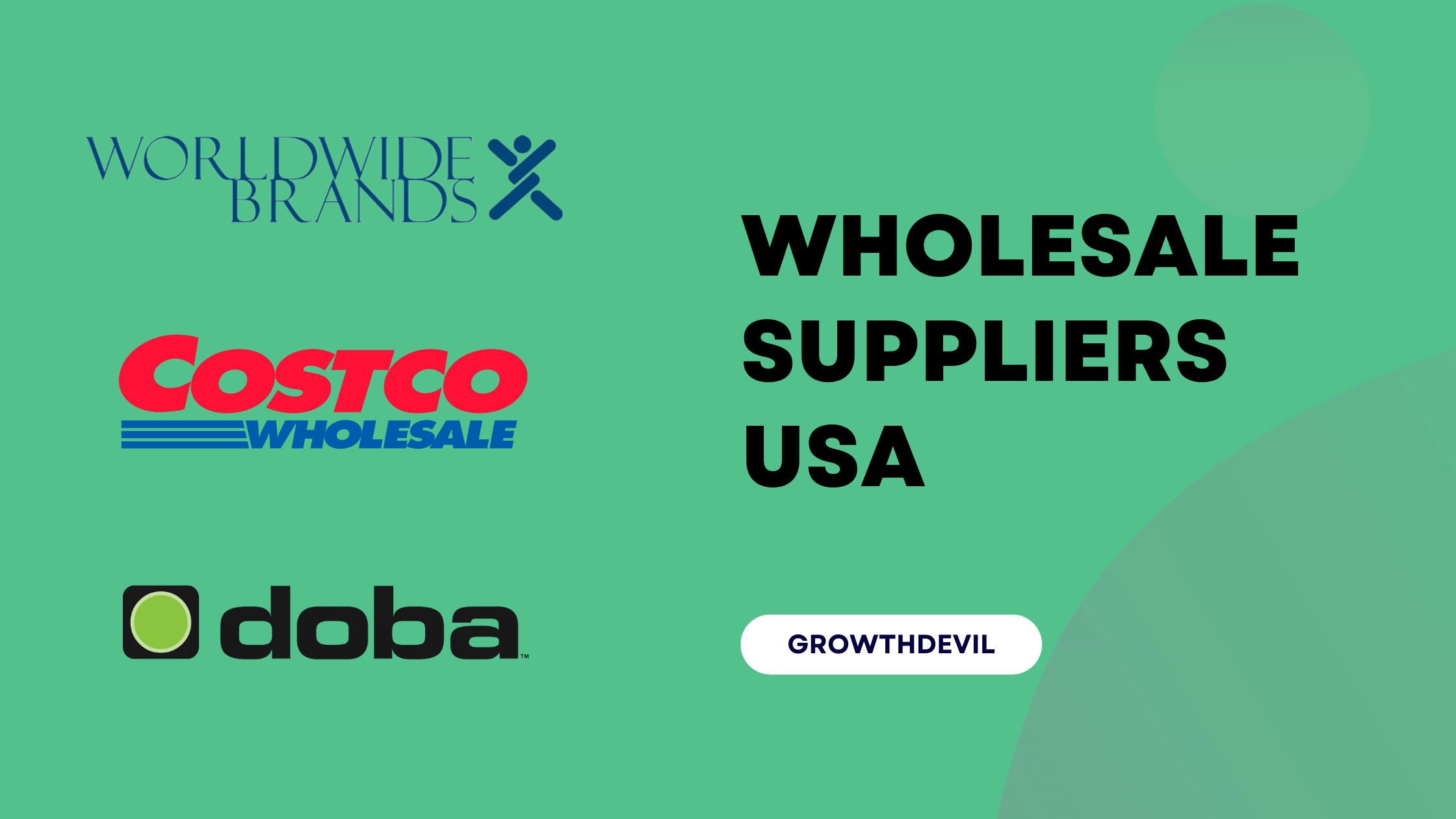 Wholesale Suppliers USA - GrowthDevil