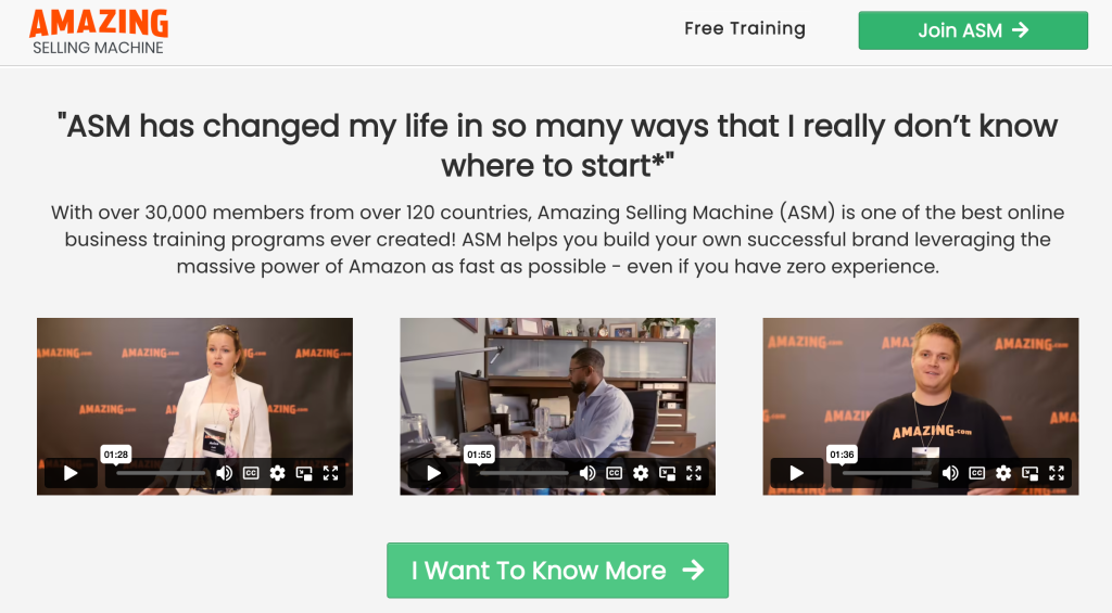 About Amazing Selling Machine -Course