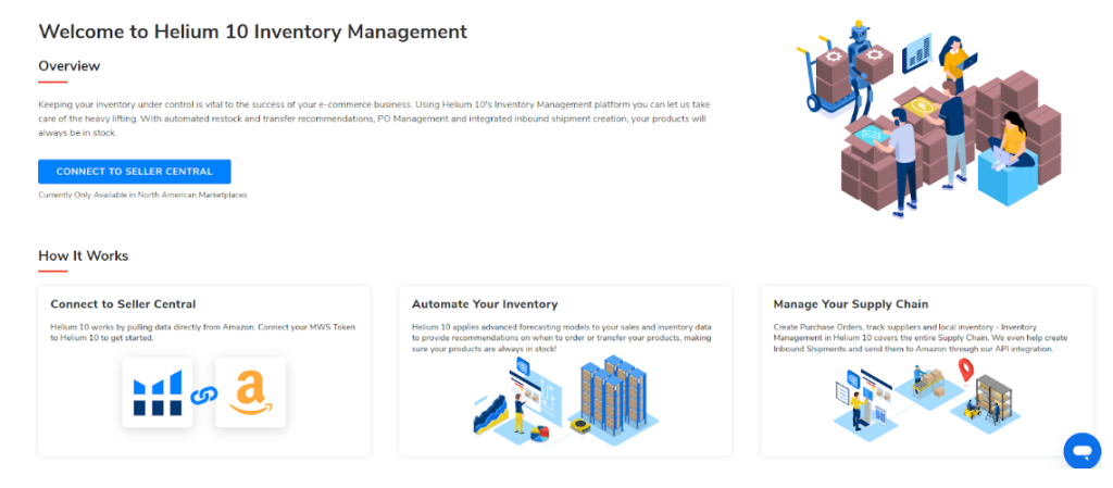 Helium 10 - Inventory Management