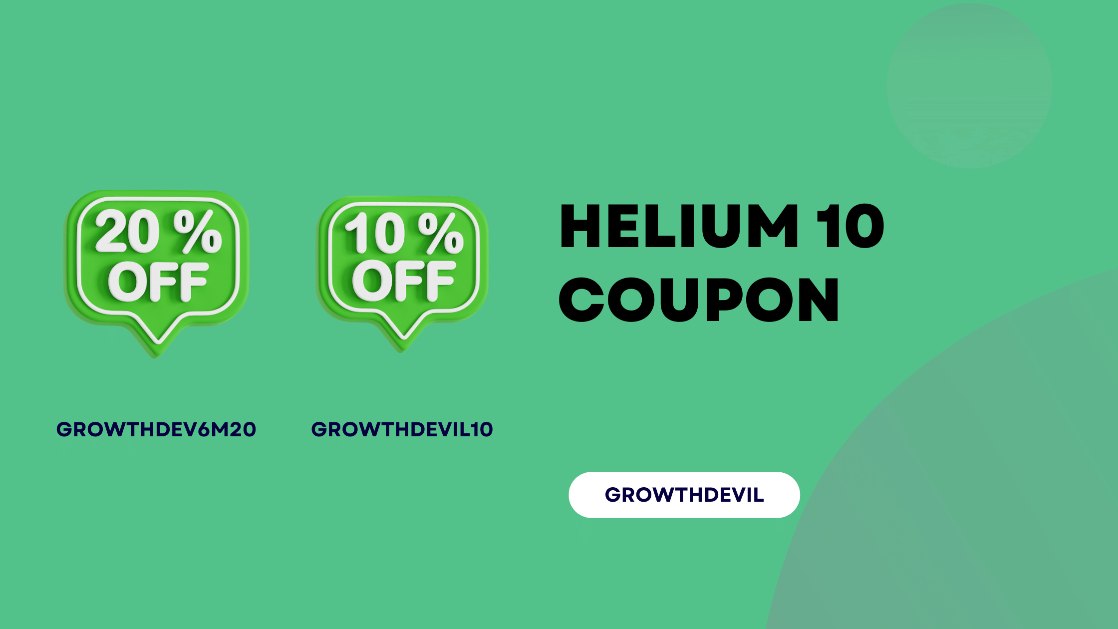 Helium 10 Coupon & Discount - GrowthDevil