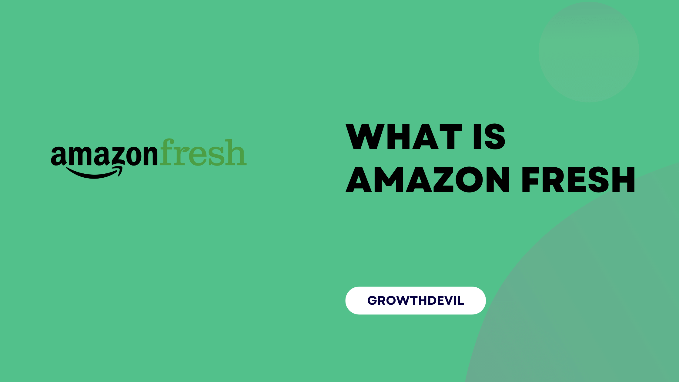 What is Amazon Fresh - GrowthDevil