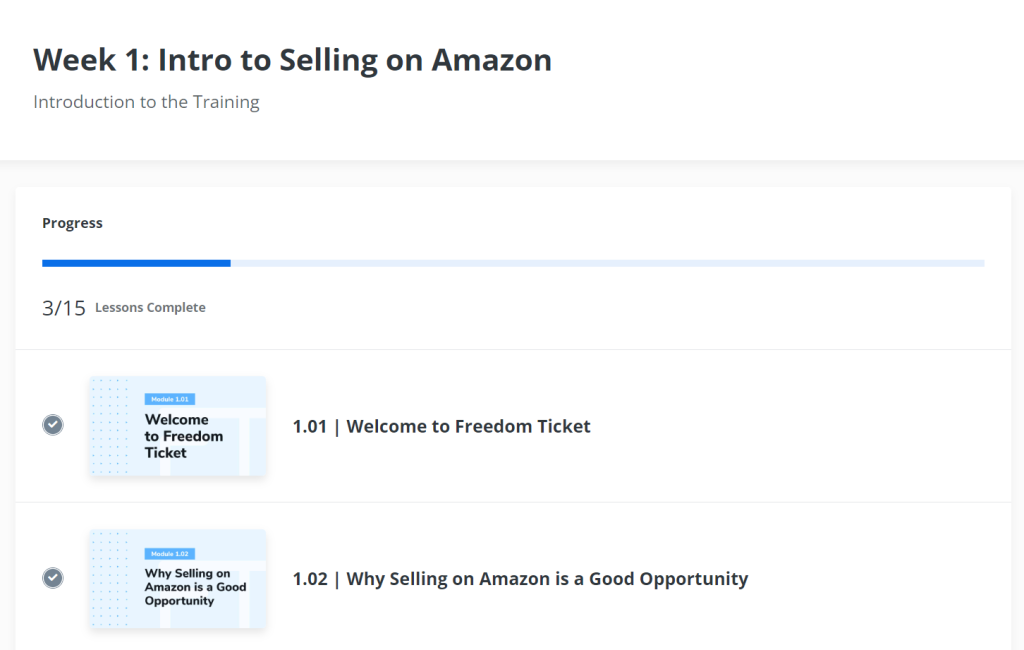 Week 1 - Intro To Amazon Selling