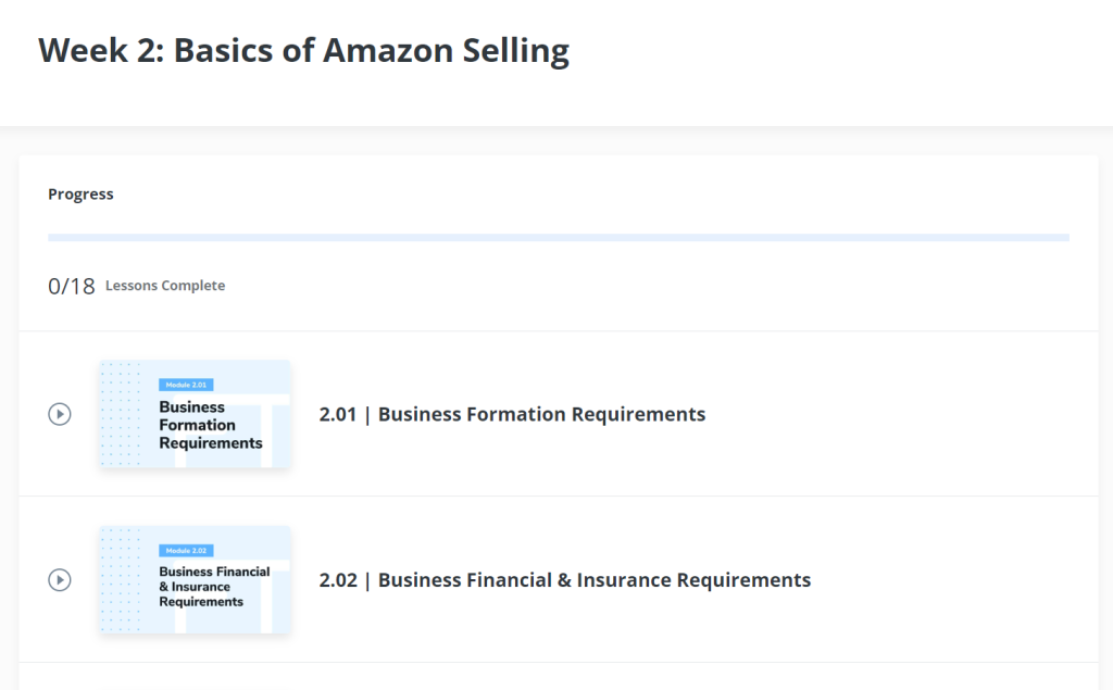Week 2 - Basics Of Amazon Selling