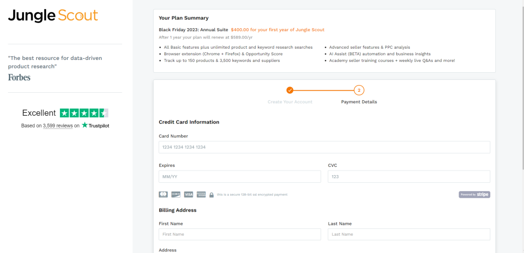 Fill-Out-Your-Financial-Information-On-Jungle-Scout