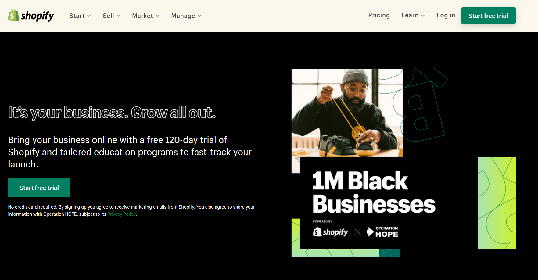 Shopify 1 Million Black Businesses Initiative